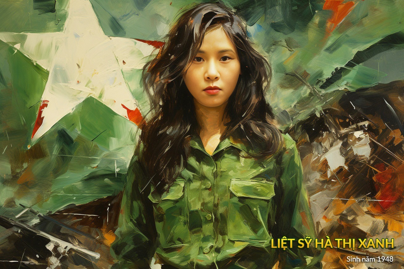 Liệt sĩ Hà Thị Xanh.