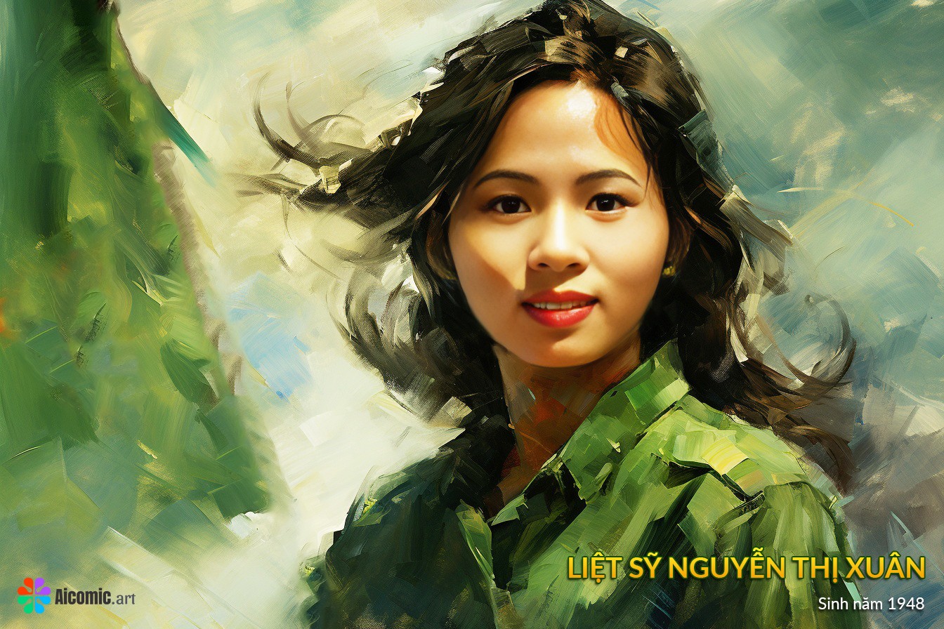 Liệt sĩ Nguyễn Thị Xuân.