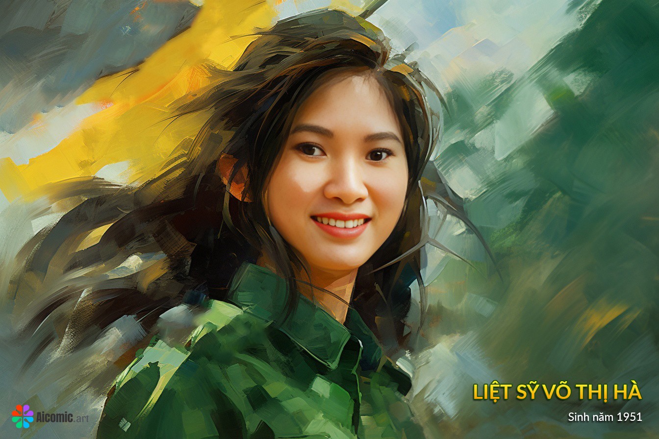 Liệt sĩ Võ Thị Hà.