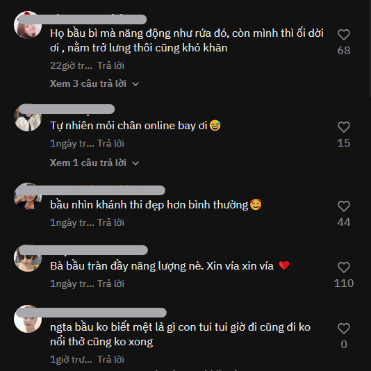 CDM để lại bình luận dưới bài đăng của Khánh Thi. Ảnh: Chụp màn hình CDM để lại bình luận dưới bài đăng của Khánh Thi. Ảnh: Chụp màn hình