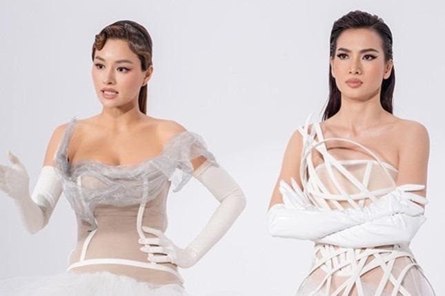Anh Thư - Vũ Thu Phương từng rất thân thiết khi quay show. Ảnh: Chụp màn hình Anh Thư - Vũ Thu Phương từng rất thân thiết khi quay show. Ảnh: Chụp màn hình