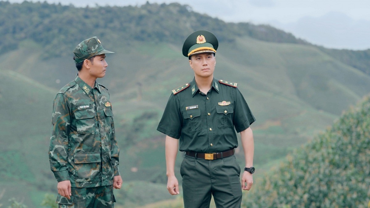 Tạo hình mới của Việt Anh trong phim. Ảnh: FBNV Tạo hình mới của Việt Anh trong phim. Ảnh: FBNV