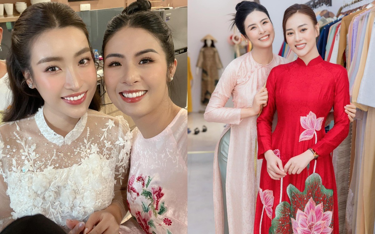 Ngọc Hân có mối quan hệ thân thiết với các nàng hậu và người đẹp đình đám trong showbiz Việt. Ảnh: FBNV