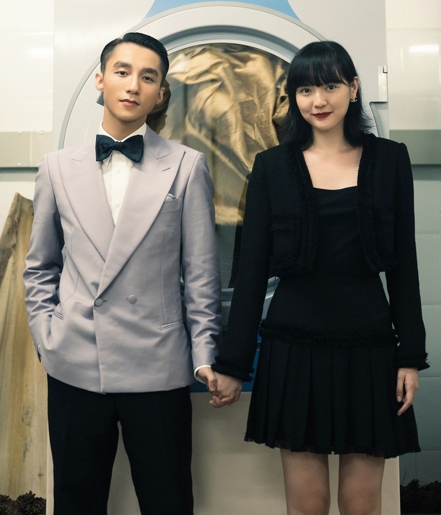 Sơn Tùng - Hải Tú liên tục bị đồn đoán chuyện hẹn hò và đã có con. Ảnh: FBNV