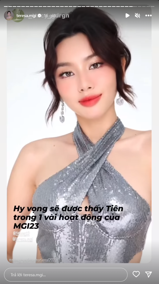 Động thái của bà Terasa khiến cho nhiều người chú ý. Ảnh: Chụp màn hình Động thái của bà Terasa khiến cho nhiều người chú ý. Ảnh: Chụp màn hình