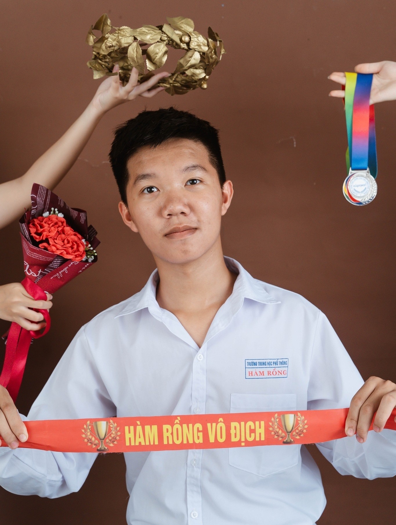 Với thành tích đạt được, Xuân Mạnh cho biết, em đã hoàn thành trọn vẹn tâm nguyện của người bà quá cố. Ảnh: FBNV Với thành tích đạt được, Xuân Mạnh cho biết, em đã hoàn thành trọn vẹn tâm nguyện của người bà quá cố. Ảnh: FBNV