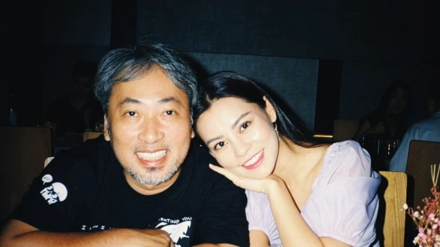 Bùi Lan Hương và đạo diễn Nguyễn Quang Dũng. Ảnh: FBNV