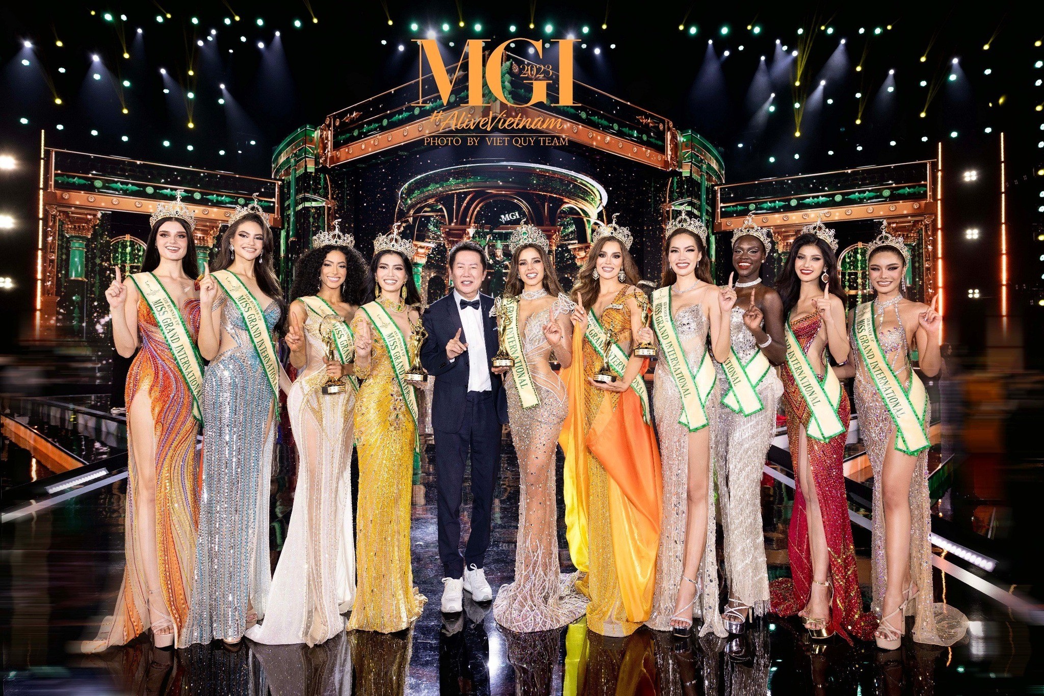 Top 10 Miss Grand International 2023. Ảnh: BTC