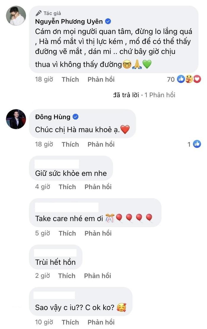 CDM để lại bình luận dưới bài đăng của nhạc sĩ Phương Uyên. Ảnh: FBNV CDM để lại bình luận dưới bài đăng của nhạc sĩ Phương Uyên. Ảnh: FBNV