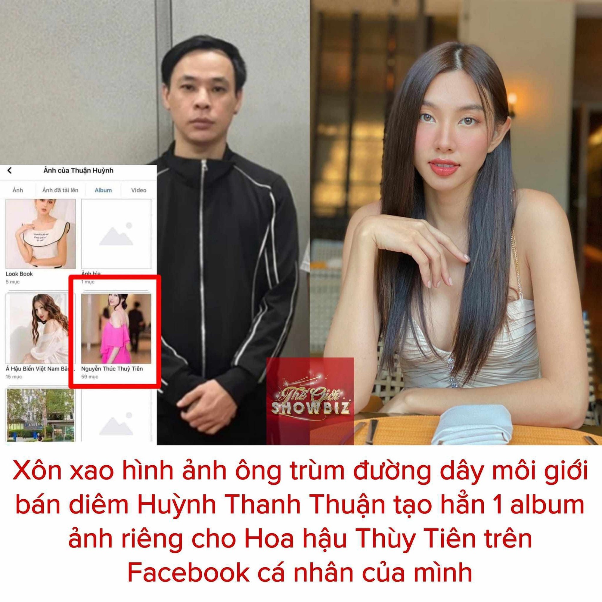'Tú ông' này còn lập hẳn 1 album riêng lưu hình ảnh của Thùy Tiên. Ảnh: Chụp màn hình 'Tú ông' này còn lập hẳn 1 album riêng lưu hình ảnh của Thùy Tiên. Ảnh: Chụp màn hình