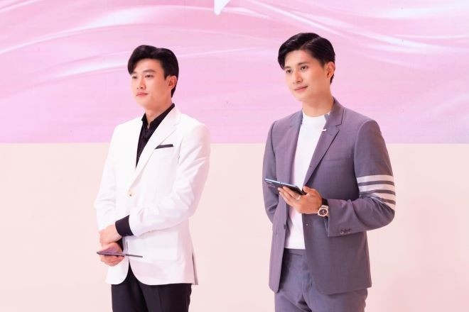 Quốc Trường - Lâm Bảo Châu xuất hiện trong tập 1 'Chị đẹp đạp gió rẽ sóng'. Ảnh: Chụp màn hình Quốc Trường - Lâm Bảo Châu xuất hiện trong tập 1 'Chị đẹp đạp gió rẽ sóng'. Ảnh: Chụp màn hình