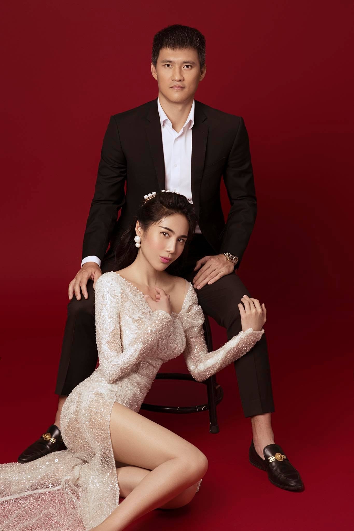 Vợ chồng Thủy Tiên - Công Vinh. Ảnh: FBNV