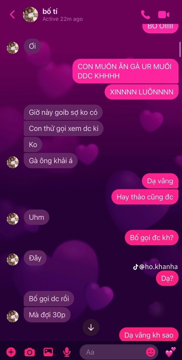 Con gái công khai tin nhắn với Hồ Hoài Anh, hành động phía sau càng khiến ngưỡng mộ - Ảnh 3 Con gái công khai tin nhắn với Hồ Hoài Anh, hành động phía sau càng khiến ngưỡng mộ - Ảnh 3