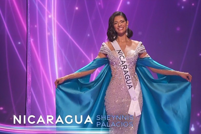 Miss Universe 2023 gọi tên Nicaragua. Ảnh: Chụp màn hình Miss Universe 2023 gọi tên Nicaragua. Ảnh: Chụp màn hình