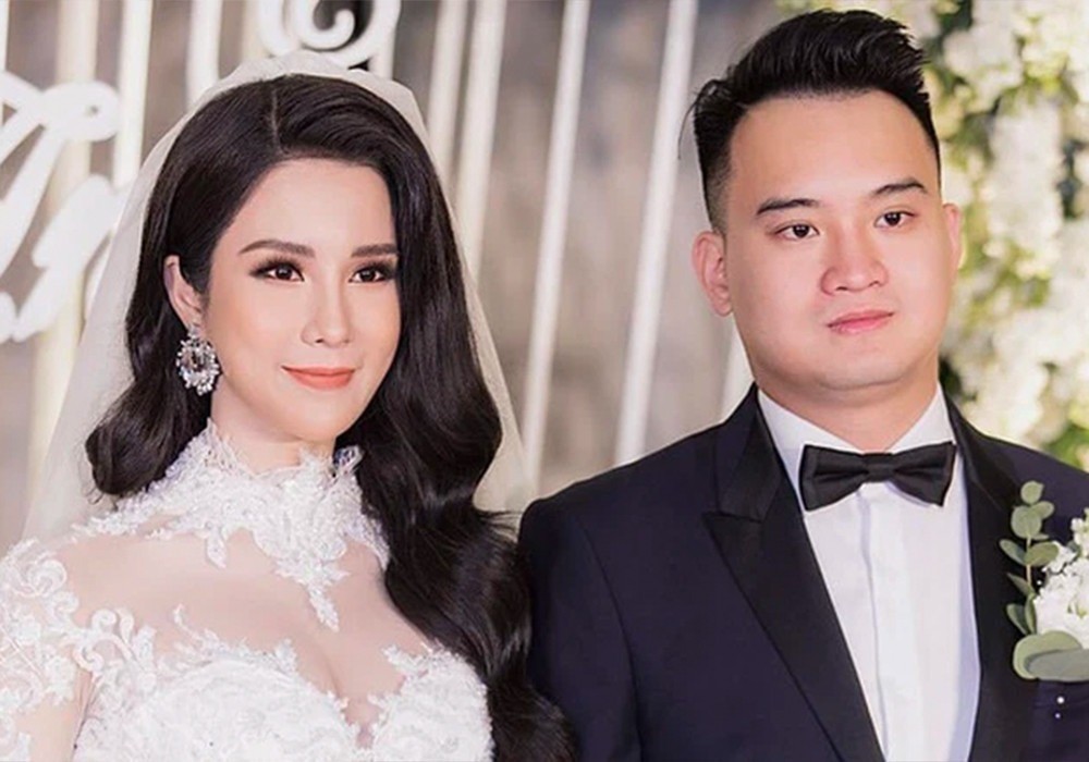 Diệp Lâm Anh và thiếu gia Nghiêm Đức. Ảnh: FBNV