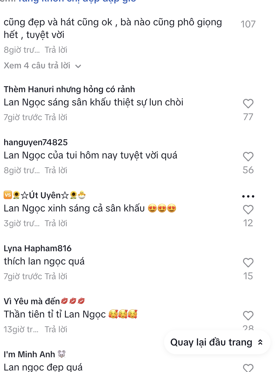 CDM nói về phần trình diễn của bộ 3 chị đẹp. Ảnh: Chụp màn hình