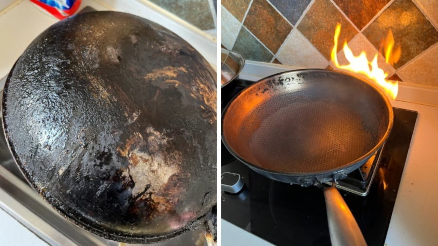Bí quyết làm sạch đáy chảo bếp mà không cần sử dụng miếng cọ sắt - Ảnh 1