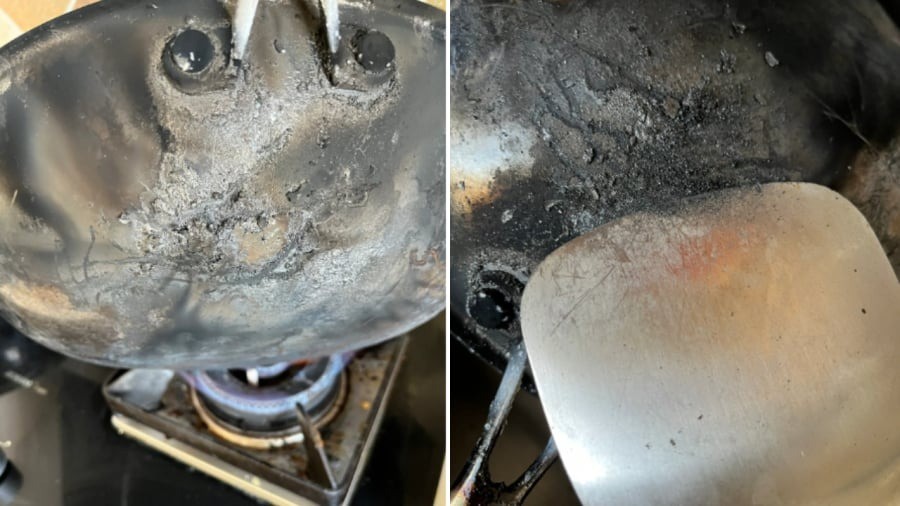 Bí quyết làm sạch đáy chảo bếp mà không cần sử dụng miếng cọ sắt - Ảnh 3
