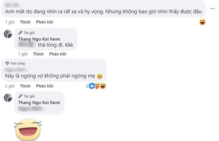 Phản ứng của Thắng Ngô trước bình luận của CDM. Ảnh: Chụp màn hình Phản ứng của Thắng Ngô trước bình luận của CDM. Ảnh: Chụp màn hình