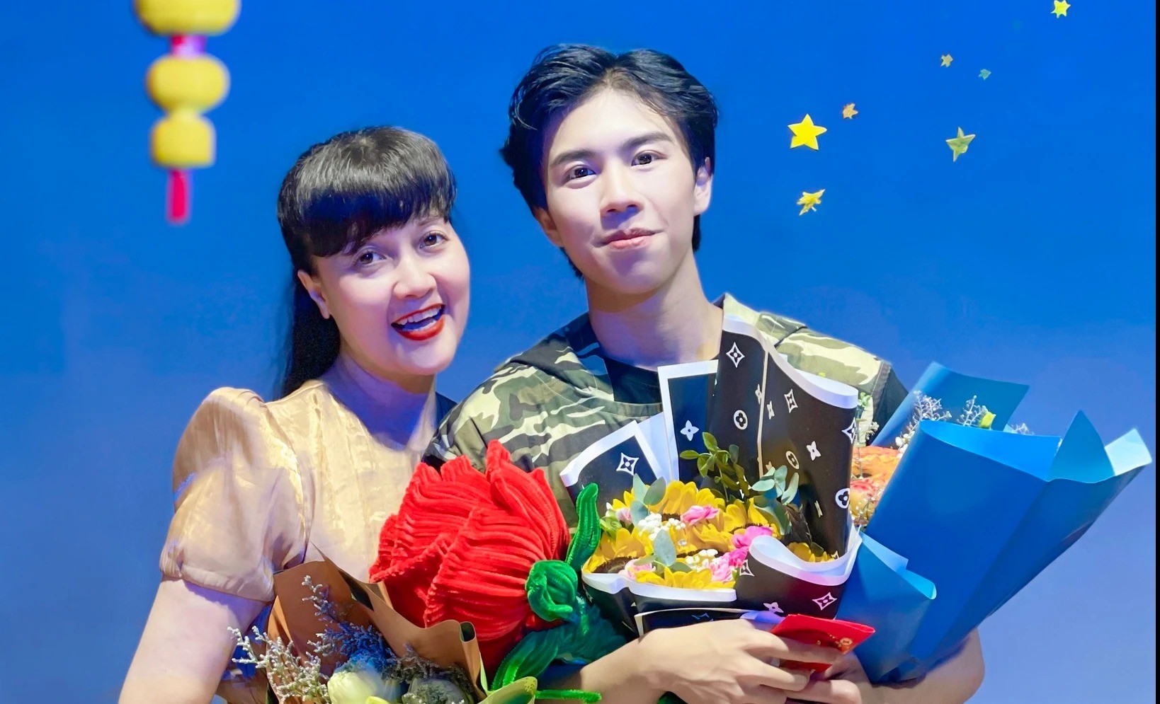 Diễn viên trẻ Long Vũ được biết đến là con trai diễn viên Vân Dung. Ảnh: FBNV