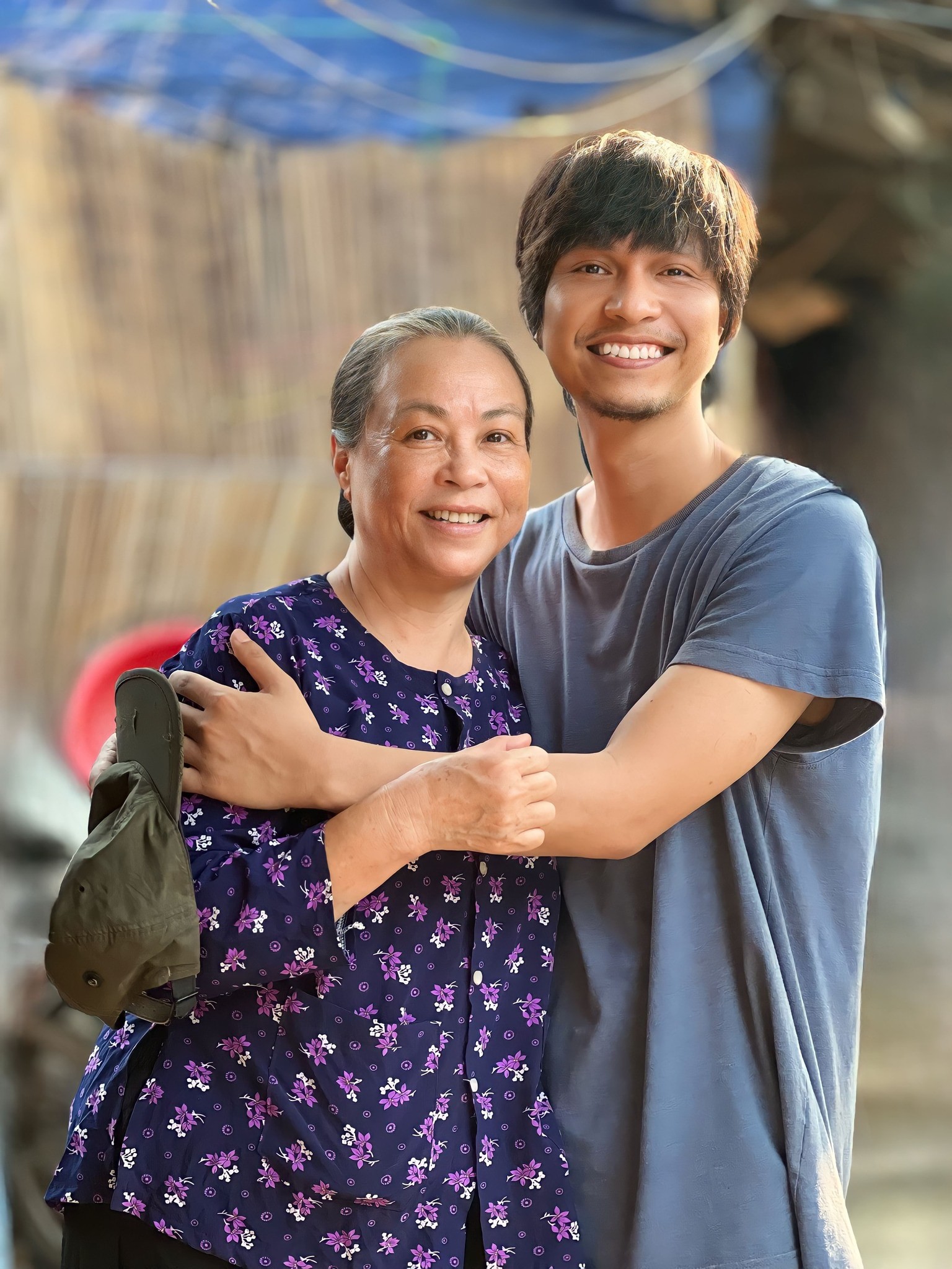 Tô Dũng và nghệ sĩ Thanh Quý. Ảnh: FB Tô Tuấn Dũng.