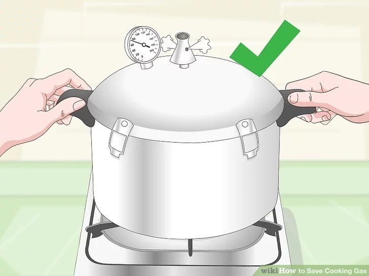 Hãy sử dụng nồi áp suất. Ảnh: wikihow Hãy sử dụng nồi áp suất. Ảnh: wikihow
