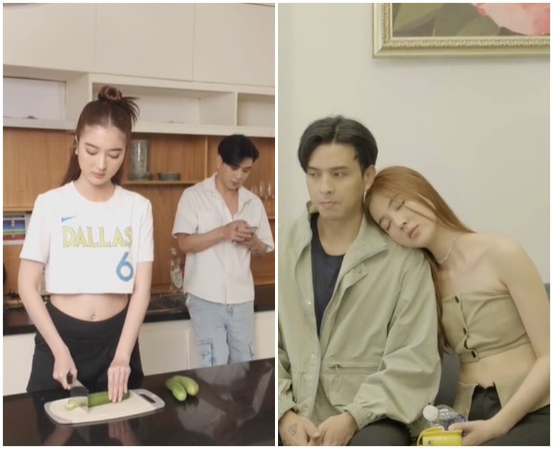 Nam ca sĩ và bạn gái có nhiều sở thích chung. Ảnh: Chụp màn hình TikTok Tuệ Như. Nam ca sĩ và bạn gái có nhiều sở thích chung. Ảnh: Chụp màn hình TikTok Tuệ Như.