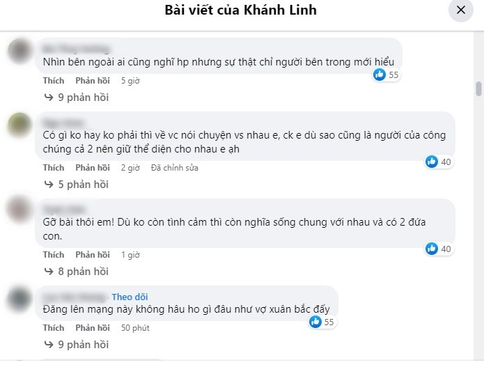 Bình luận của cư dân mạng. Ảnh chụp màn hình. Bình luận của cư dân mạng. Ảnh chụp màn hình.