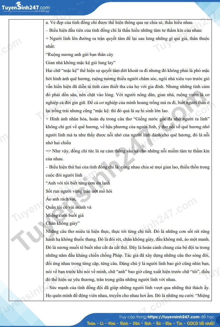 Đáp án đề thi lớp 10 môn Ngữ văn tỉnh Vĩnh Phúc năm 2023 nhanh chóng và chính xác nhất - Ảnh 2