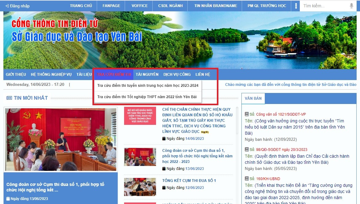 Trang chủ Cổng thông tin điện tử Sở GD&ĐT Yên Bái. Ảnh chụp màn hình. Trang chủ Cổng thông tin điện tử Sở GD&ĐT Yên Bái. Ảnh chụp màn hình.