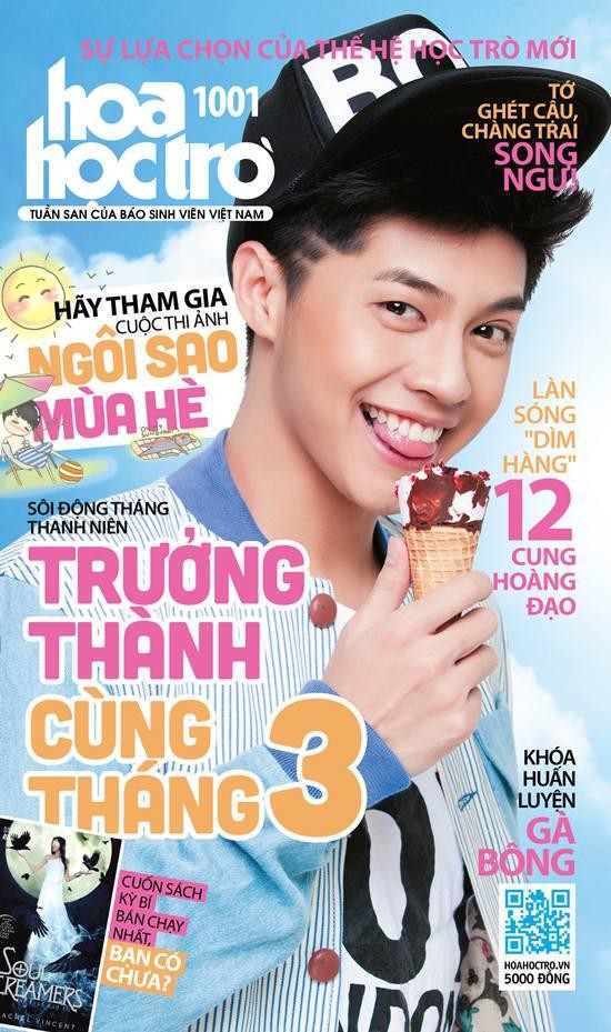 Nam ca sĩ thời còn làm mẫu teen. Ảnh: Internet. Nam ca sĩ thời còn làm mẫu teen. Ảnh: Internet.