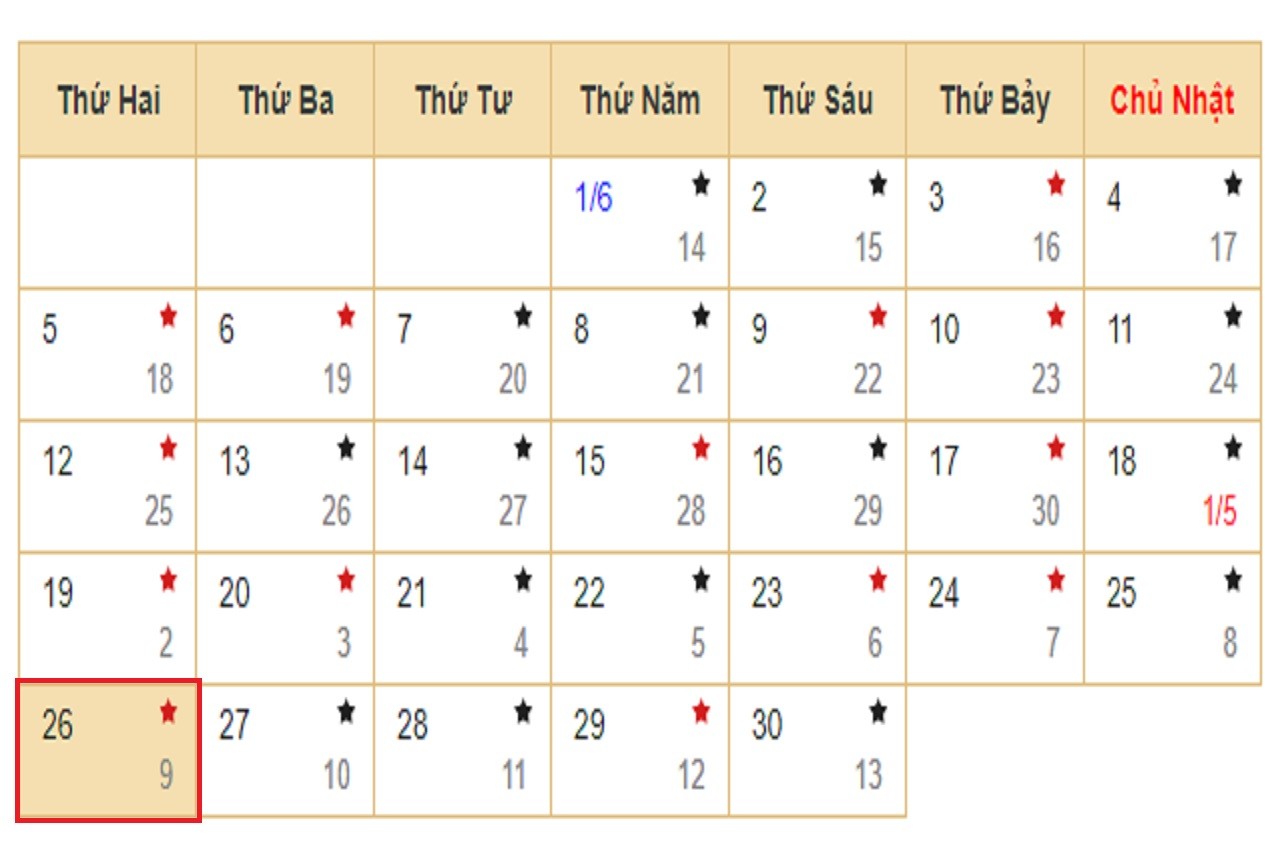 Lịch âm 26/06 - Xem lịch âm hôm nay 26/06/2023. Lịch âm 26/06 - Xem lịch âm hôm nay 26/06/2023.
