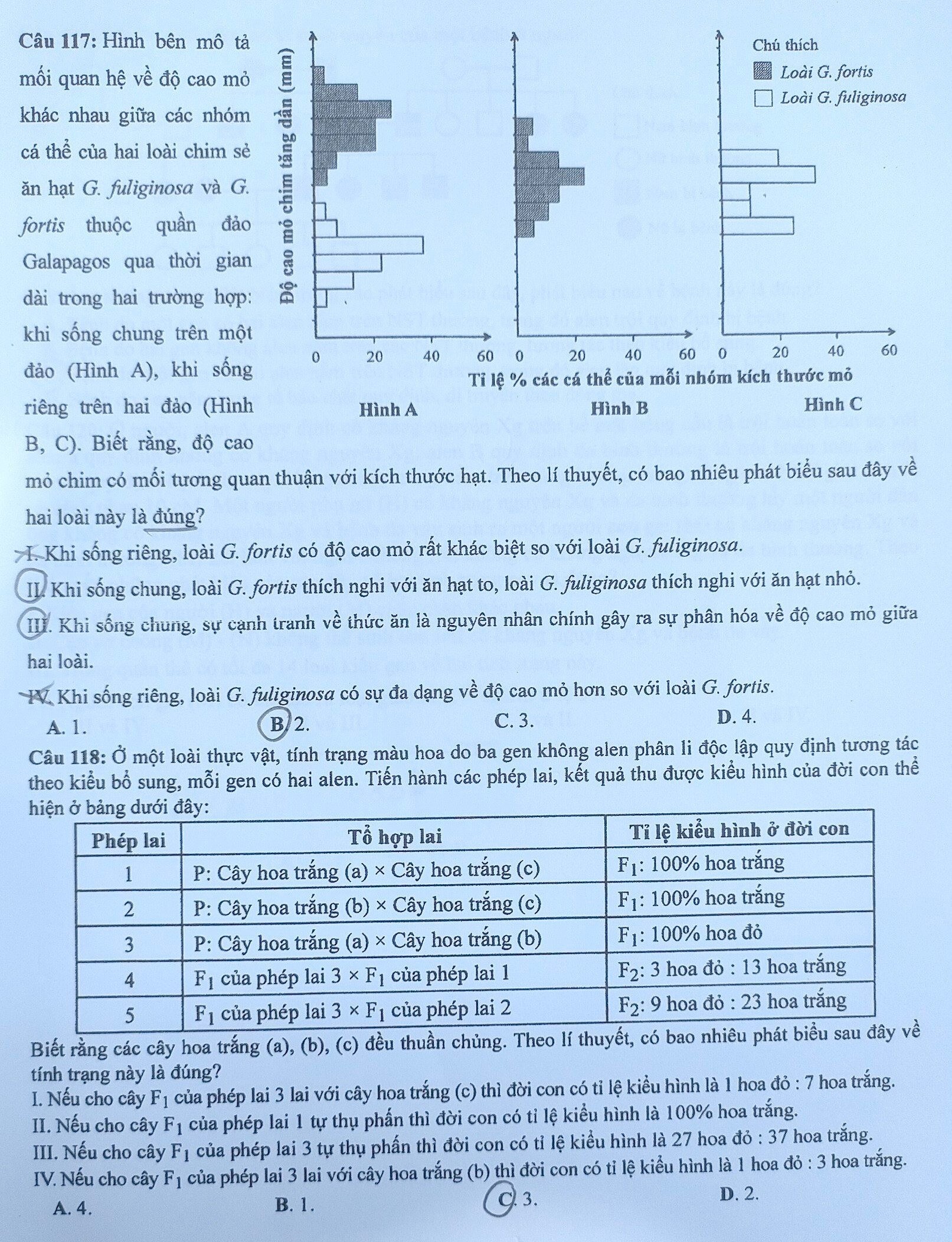 Đáp án đề thi môn Sinh học kỳ thi tốt nghiệp THPT 2023 mã đề 224 - Ảnh 5 Đáp án đề thi môn Sinh học kỳ thi tốt nghiệp THPT 2023 mã đề 224 - Ảnh 5