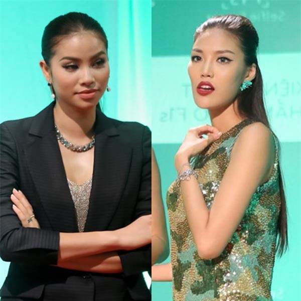 Lan Khuê và Phạm Hương từng đối đầu nhau khi làm HLV The Face 2016. Ảnh Internet Lan Khuê và Phạm Hương từng đối đầu nhau khi làm HLV The Face 2016. Ảnh Internet