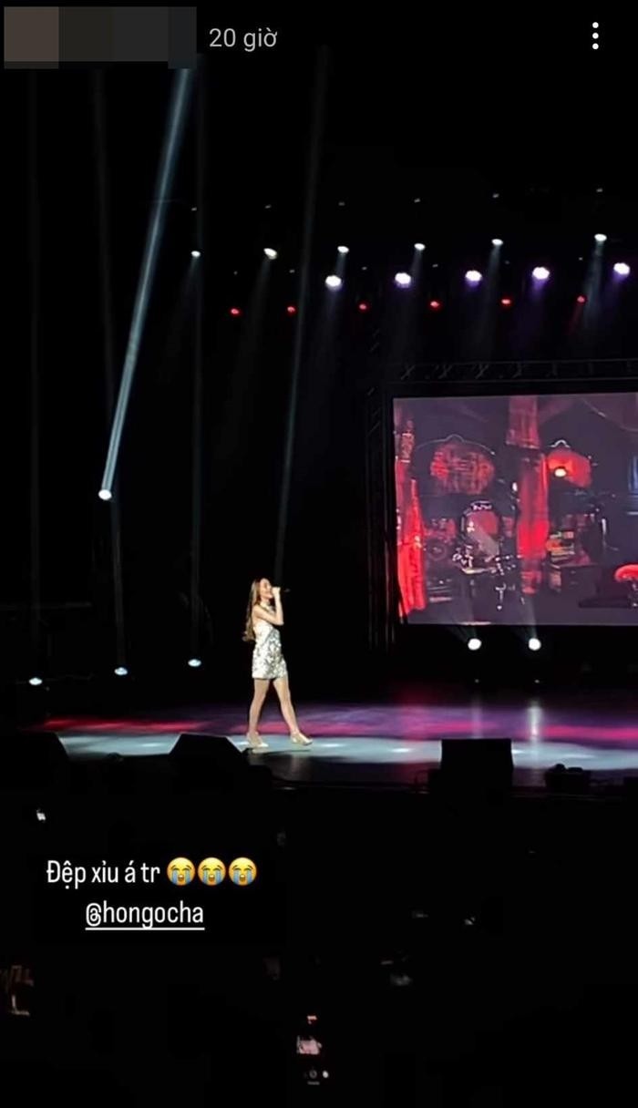 Hồ Ngọc Hà được khán giả hết lời khen ngợi trên sân khấu. Ảnh: Internet.