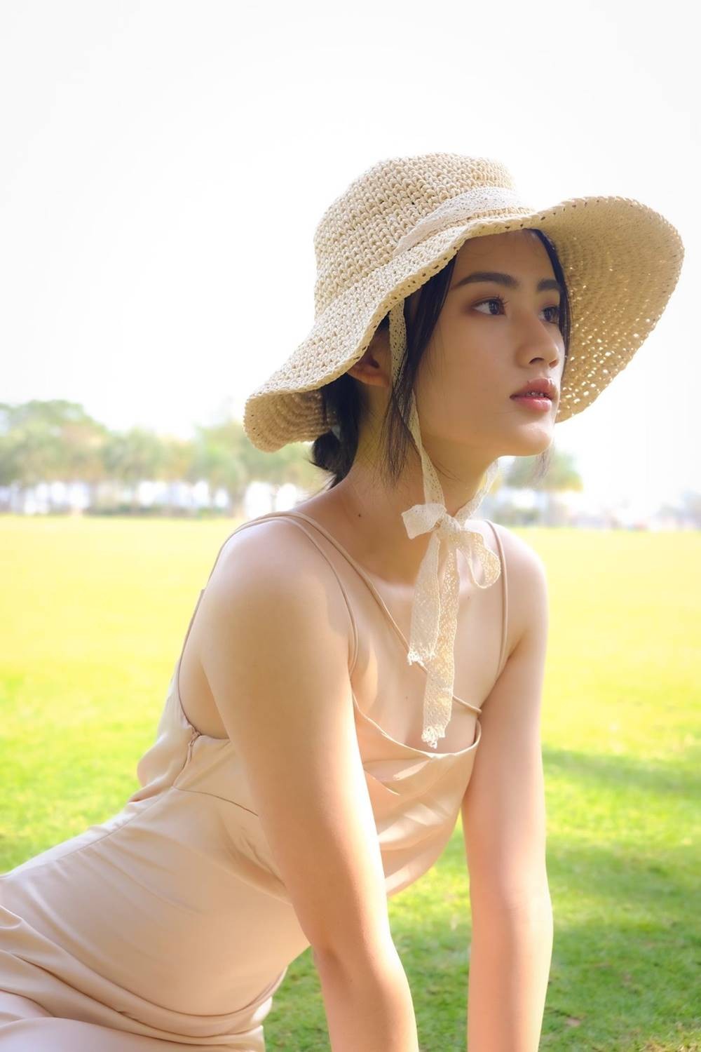 Hoa hậu Ý Nhi ở ngoài đời. Ảnh: FB Huỳnh Trần Ý Nhi.