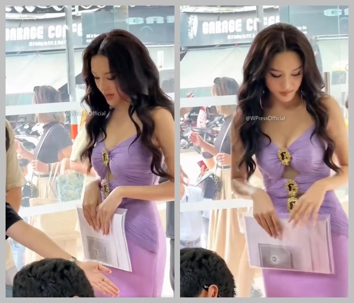Hồng Hạnh - Top 15 Miss Grand Vietnam 2022 quay trở lại đường đua nhan sắc Miss Grand Vietnam 2023. Ảnh chụp màn hình. Hồng Hạnh - Top 15 Miss Grand Vietnam 2022 quay trở lại đường đua nhan sắc Miss Grand Vietnam 2023. Ảnh chụp màn hình.