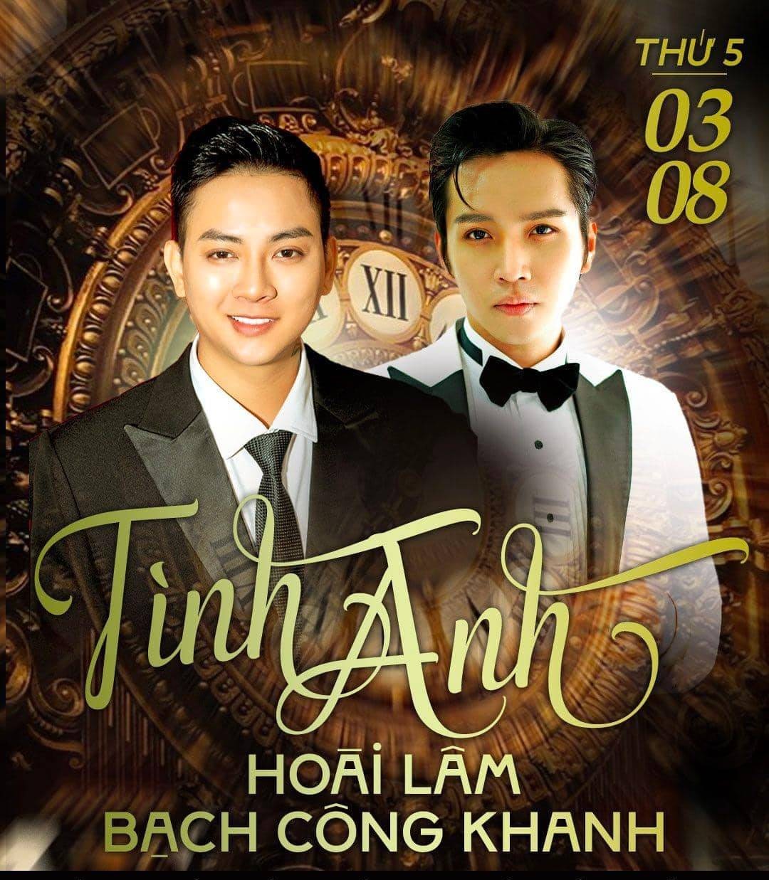 Hoài Lâm và Bạch Công Khanh trên poster quảng cáo của một phòng trà. Ảnh: FB Hoài Lâm. Hoài Lâm và Bạch Công Khanh trên poster quảng cáo của một phòng trà. Ảnh: FB Hoài Lâm.