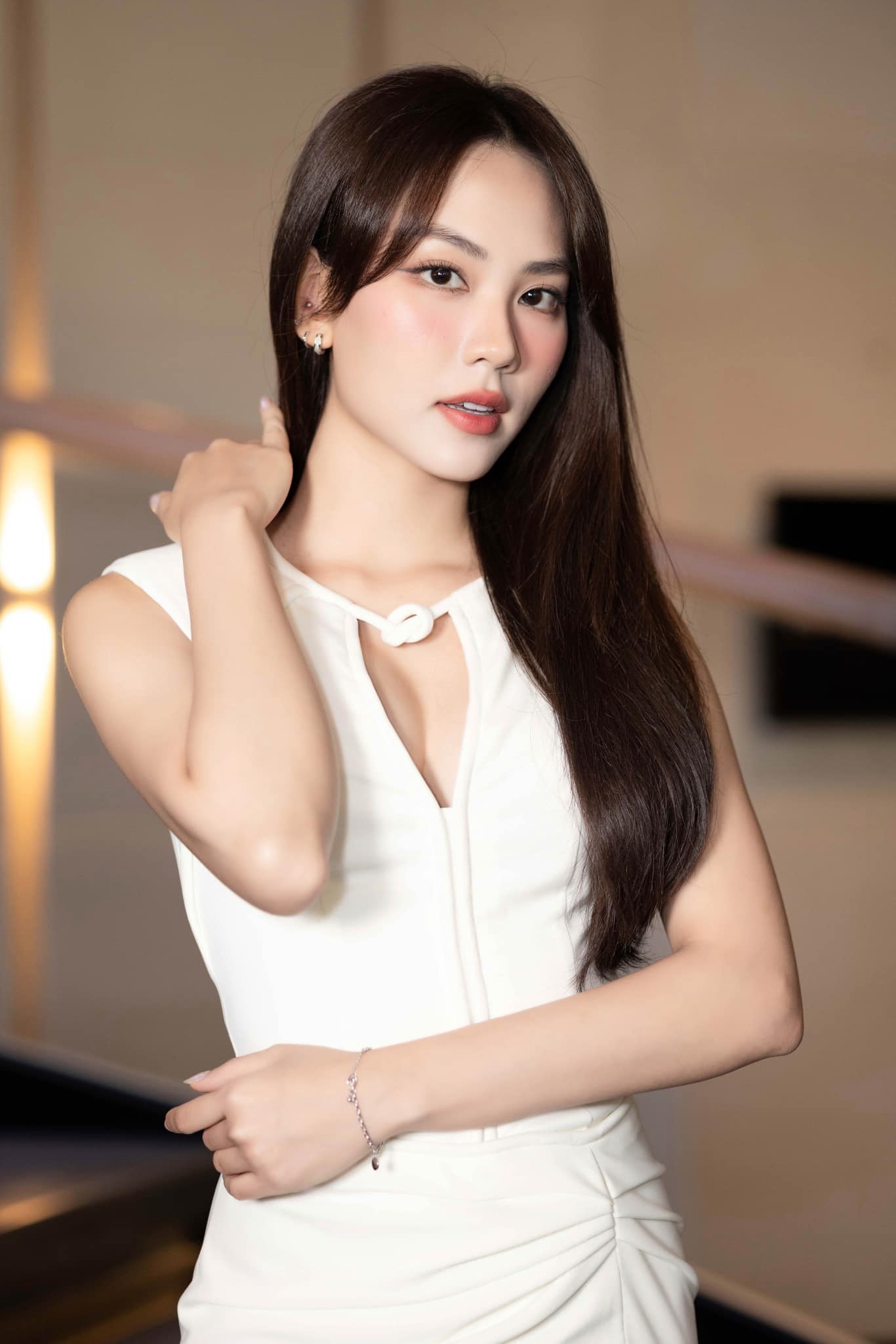 Từ hình ảnh đời thường hay đi sự kiện, cô cũng trung thành với kiểu tóc này. Ảnh: FB Mai Phương