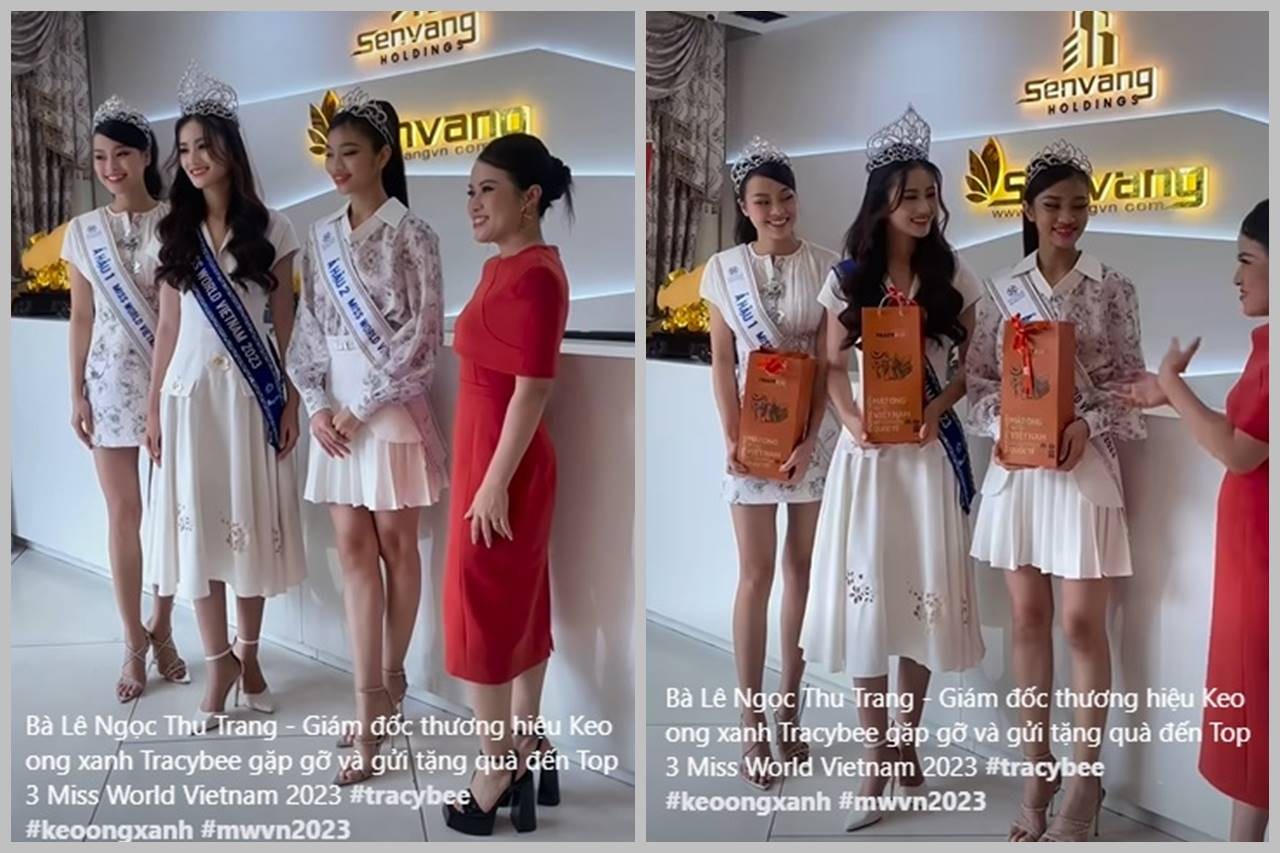 Hình ảnh khiến Top 3 bị dìm nhan sắc gây tranh cãi trên mạng xã hội. Ảnh chụp màn hình.