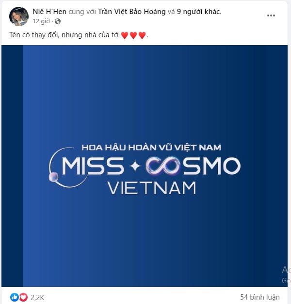 Động thái của H'Hen Niê gây chú ý. Ảnh chụp màn hình. Động thái của H'Hen Niê gây chú ý. Ảnh chụp màn hình.