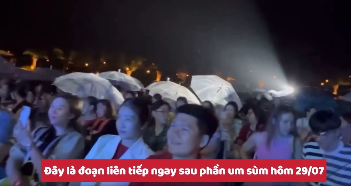 Cô đăng kèm video quay trọn vẹn đêm diễn để khán giả có thêm góc nhìn. Ảnh chụp màn hình. Cô đăng kèm video quay trọn vẹn đêm diễn để khán giả có thêm góc nhìn. Ảnh chụp màn hình. 