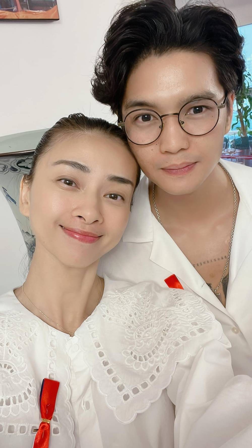 Vợ chồng Ngô Thanh Vân - Huy Trần. Ảnh: FB Ngô Thanh Vân. 