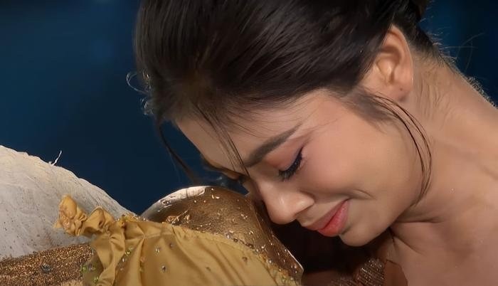Phần thể hiện của Á hậu Miss World Vietnam 2023 gây ấn tượng. Ảnh Internet. Phần thể hiện của Á hậu Miss World Vietnam 2023 gây ấn tượng. Ảnh Internet.