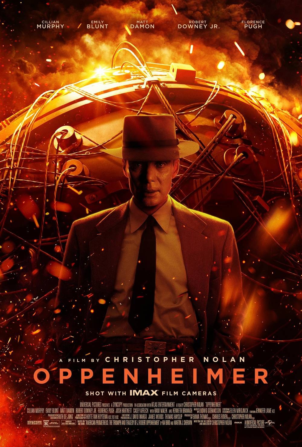 Poster phim 'Oppenheimer'. Ảnh Internet