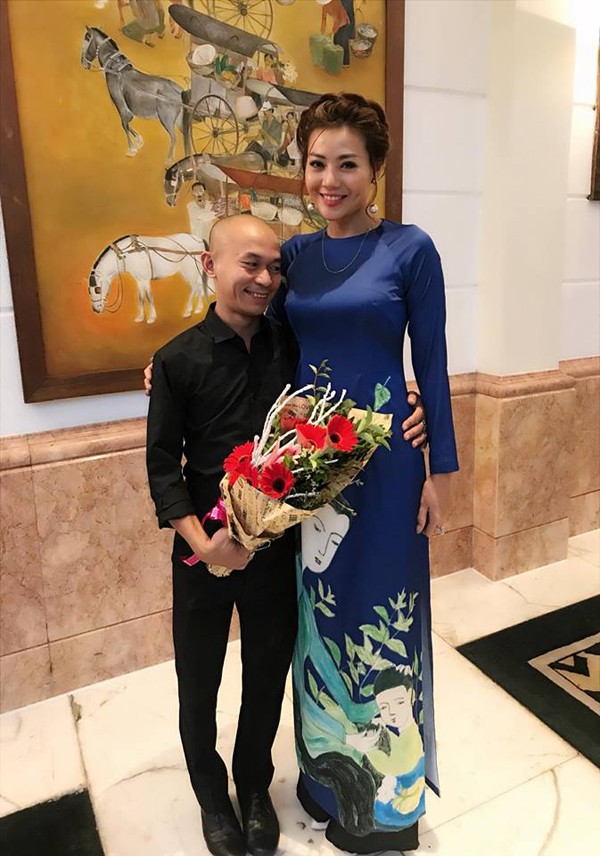 Jimmii Khánh và Thanh Hương trong hậu trường. Ảnh Internet.