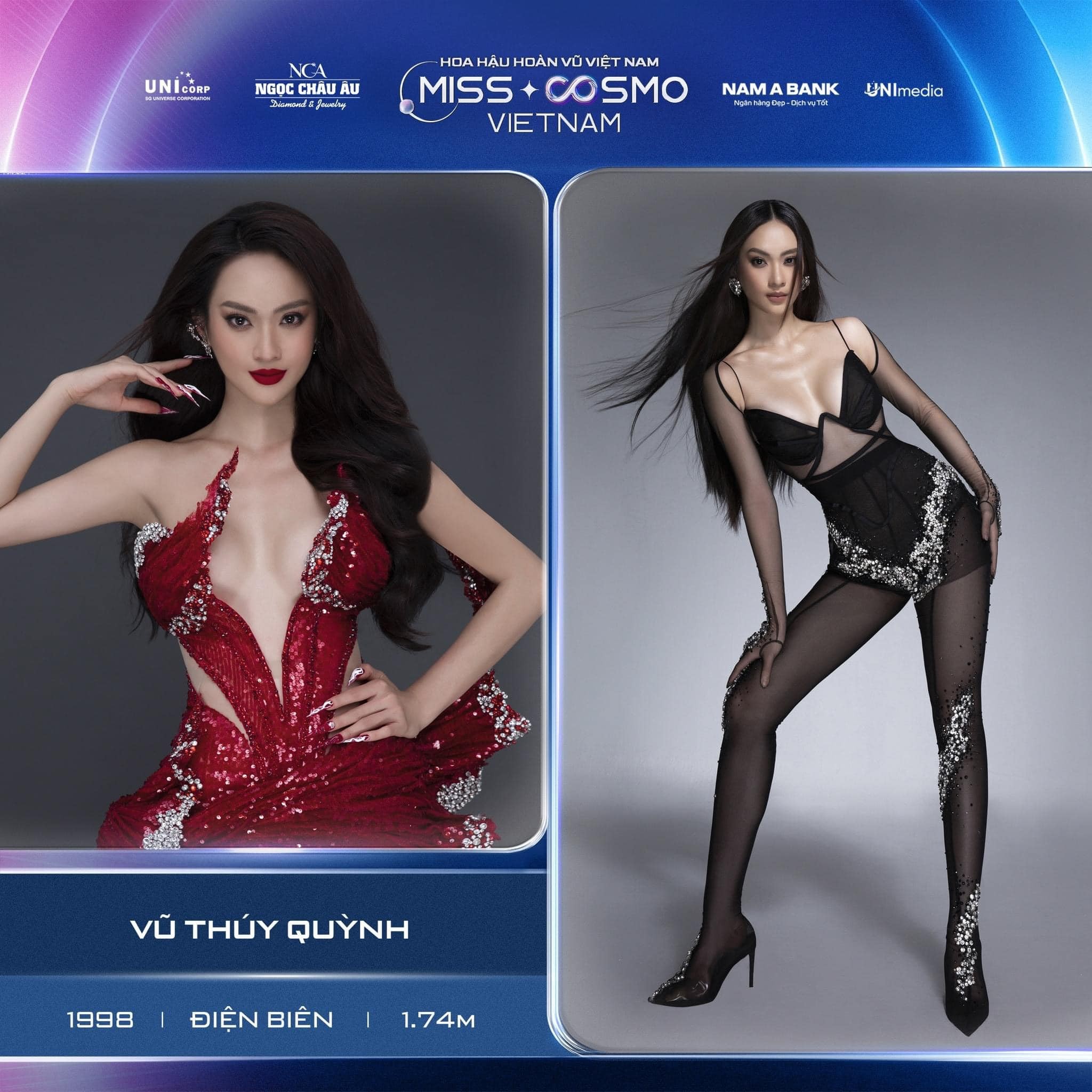 Vũ Thúy Quỳnh là thí sinh của Miss Cosmo Vietnam (Hoa hậu Hoàn vũ Việt Nam). Ảnh BTC Miss Cosmo Vietnam. Vũ Thúy Quỳnh là thí sinh của Miss Cosmo Vietnam (Hoa hậu Hoàn vũ Việt Nam). Ảnh BTC Miss Cosmo Vietnam.