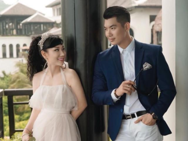 Ảnh cưới của Trương Nam Thành và vợ đại gia.