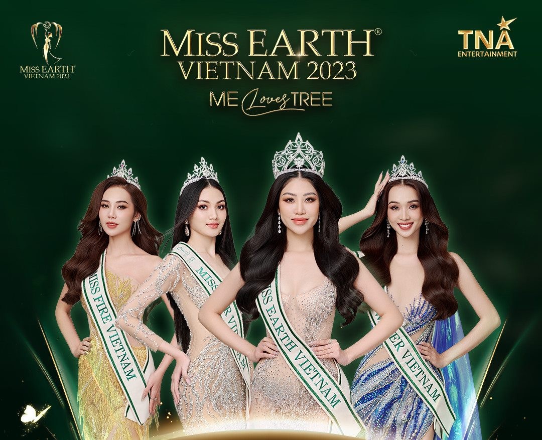 Top 4 Miss Earth Vietnam 2023 bị chê mờ nhạt, không để lại ấn tượng với khán giả. 