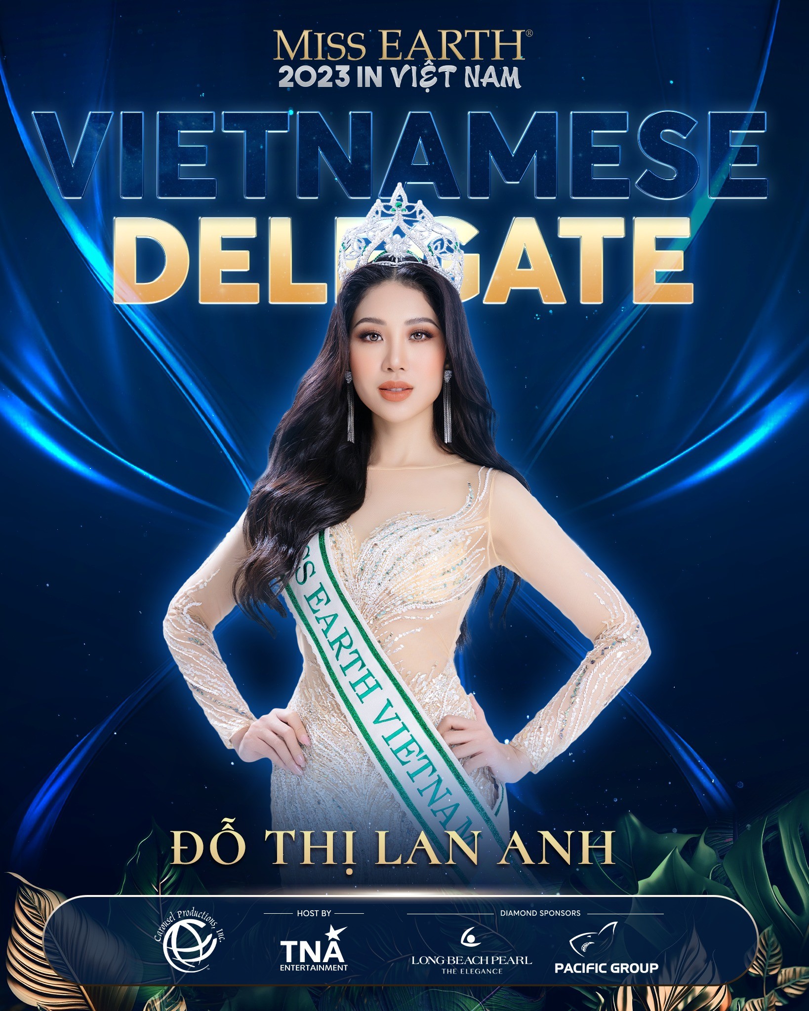 Hoa hậu Lan Anh sẽ đại diện Việt Nam tham gia Miss Earth 2023 được tổ chức trên sân nhà.